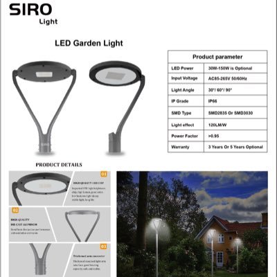 SIROLIGHT is a led outdoor light manufacturer committed to recommending the best light solutions, welcome to consult email:sales05@sirolight.com/+86 18022028747