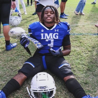 '24 IMG National Champion 🏆 | 2024 Mid-Year Eligible |5’9| 210 lbs.| RB/ATH | 3.8 Weighted GPA | 2022 HTPreps 1st-Team Off | Top 10 RBs in FL (TDs) '22