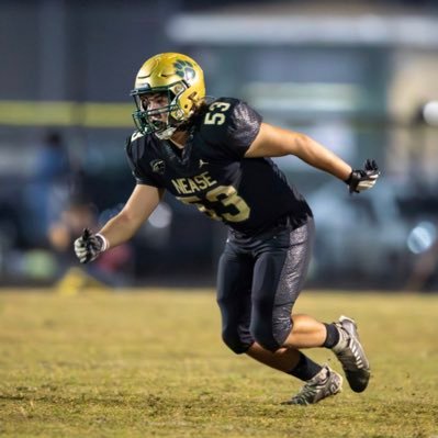 Allen D. Nease High School // CO 2025// DE-DT // 3.5 GPA // 5’9 200 // 5.1 40 // 275 bench // 500 squat // 245 clean // #904-445-7829