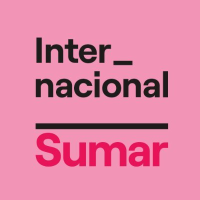 Cuenta oficial del área Internacional de @Sumar. @Sumar's Office for International Relations. https://t.co/GySo50hZCU