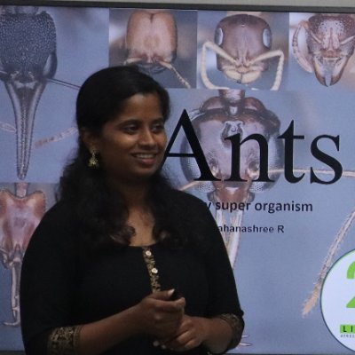 Ant researcher  at ATREE 
🐜🐜🐜