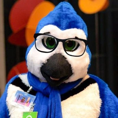 I'm a Bluejay of many faces.  Sometimes a Triceratops.   IT Birb | Fursuiter | DMs open | Fursuits by @Hindpaws