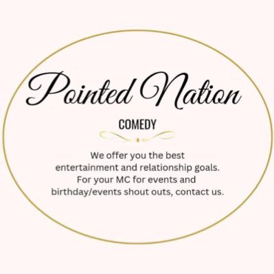 pointednation's profile picture. This page is for entertainment... We offer comedy, Mc services, dancing classes and talent hunting... We also do blind dates. please  follow us more contents.