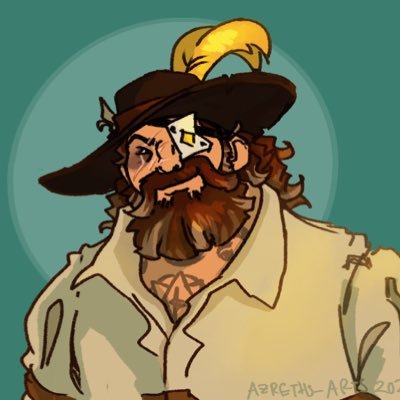 Sea of Thieves Captain with a thirst for gold and hunger for porkchops! I'm also on Insta! 🍻 https://t.co/AtTH4lrJuZ PfP Credit: @azreths_arts