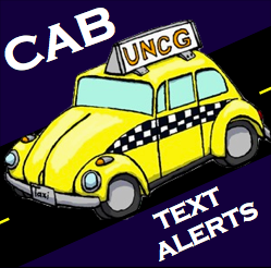 UNCGCABTXT's profile picture. To receive text alerts about events at UNCG, text Follow @UNCGCABTXT to 40404.  For our full twitter page visit @UNCGCAB.
