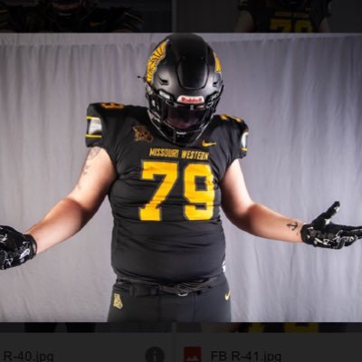 Missouri western state football🦅🦁 OT 6’7 305 lbs