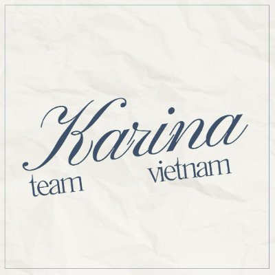 TEAMKARINAVN's profile picture. Team KARINA Vietnam - Vietnam Fanbase only for 에스파 #카리나