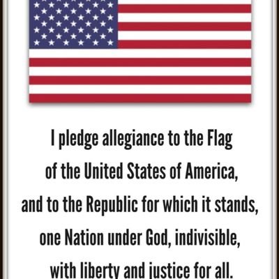 I pledge allegiance to the Flag of the United States of America, and to the Republic for which it stands, one nation under God