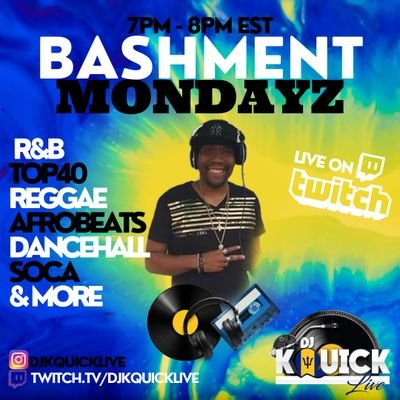🔴Weddings 🔴Party’s 🔴Event’s 🔴Twitch
Whatsapp📲 514-561-4705 For Bookings🎧🎤 
Bashment Mondayz / Bruk Out Thursdayz 
🕖7-8🕗PM EST Live On Twitch📍