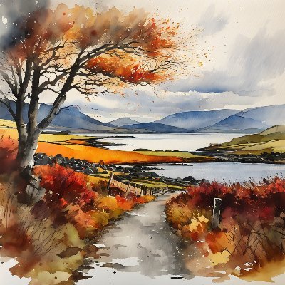 Ireland through medium of Watercolours. Images and Paintings over years of Travels throughout Ireland. Limited Edition Prints available. DM For prices & info