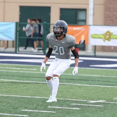 DB, S / 4.0 GPA/ 5’11” 150LBS/ Engineering/ Rio Rancho HS CO 27/ NCAA ID- 2306922274