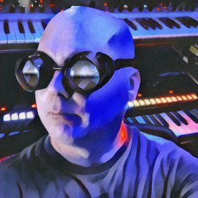 Electronic musician using only hardware synthesizers, workstations, sequencers and modules; no DAW. Horror. Fantasy. Sci-Fi.