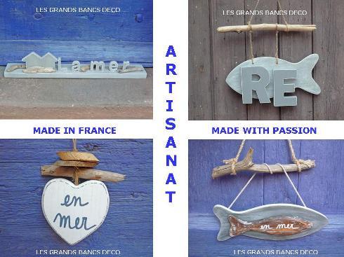 Site et atelier-boutique d'objets de déco Provence, déco bord de mer et déco montagne. Artisanat et cadeaux au sein du Circuits des Métiers d'Arts de Fréjus.