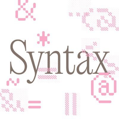 Syntax is a magazine about culture and the Internet.
Pitch us: https://t.co/JpBebWt5Ll