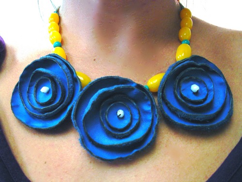 Handmade, Revamped, Repurposed Couture Jewelry and Accessories.  For all your decadent color needs