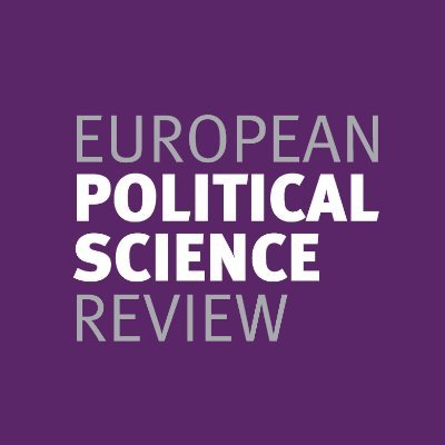 European Political Science Review (EPSR), an #OpenAccess journal for all.

Published by @ECPR and @CambridgeUP