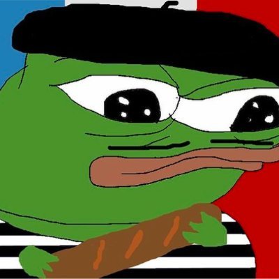 French_Pepes's profile picture. Collection of 69 exclusive French Pepe NFTs on https://t.co/L762kyYb7n