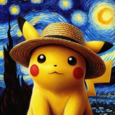 $BTC to the Moon 🚀🚀
A Van Gogh's Pikachu.
-
#web3 #crypto