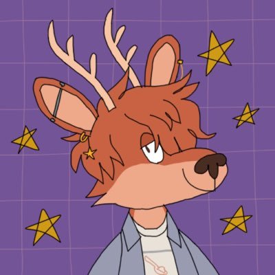 Ezra 🦌✨| 33 | They/Them 🏳️‍⚧️ icon: @deertones, header: @ty_pesh | must be 18➕ to follow! 💍 = @mahahahadyne 🐰💕 fursuit by @menagerieworks 🦇 BLM | ACAB