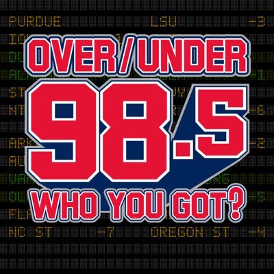 The Bankroll Boys @JoeyMurr and @DanLifshatz 

Over/Under 985 Podcast -College Football & NFL Once a Week

@KenniMiddleton & @DanLifshatz on Saturday 7-9 AM