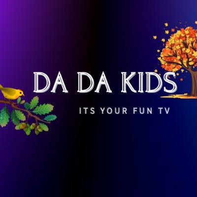DADA KIDS - ITS YOUR FUN TV - Nursery Rhymes.
Youtube Channel for Children's Education and Learning.
https://t.co/V5DHmnlC6e
