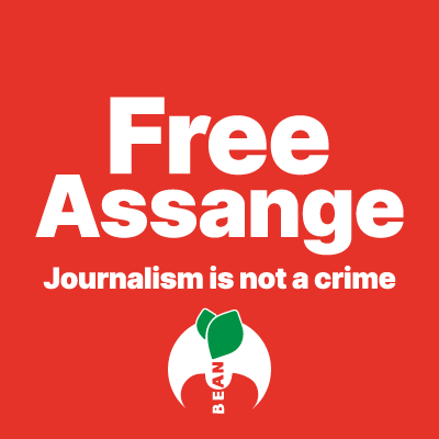#FreeAssange free #GraphicDesign resources: posters, banners, flyers, infographics, free speech billboards, beans.

Traitor to the war machine. #WikiLeaks