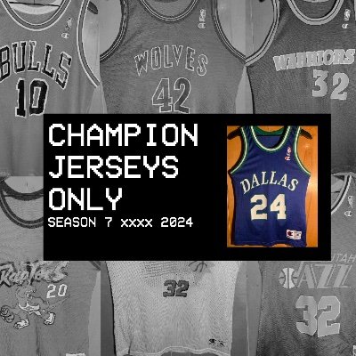 Vintage Champion NBA Jerseys Only!