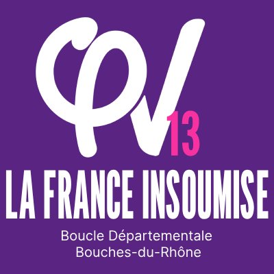 Compte X de la Boucle départementale de la France Insoumise dans les Bouches-du-Rhône