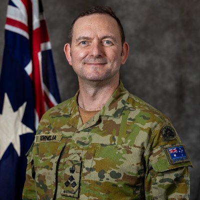 Brigadier Giles Cornelia, Commander of the 7th Brigade in Brisbane, Australia.