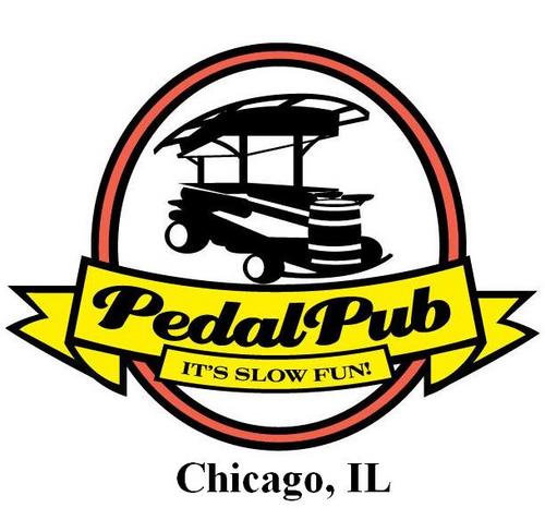 A party bike for 16 people, crawling the streets of Chicago!  http://t.co/kvTKdFbQ81