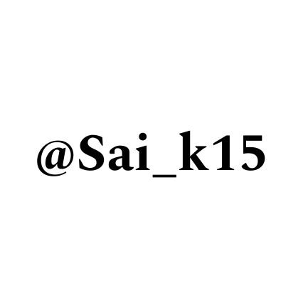 sai_k15 Profile Picture