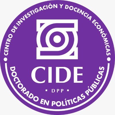 Doctorado en Políticas Públicas, Centro de Investigación y Docencia Económicas (@CIDE_MX). Programa categoría 1 del Sistema Nacional de Posgrados del CONAHCYT
