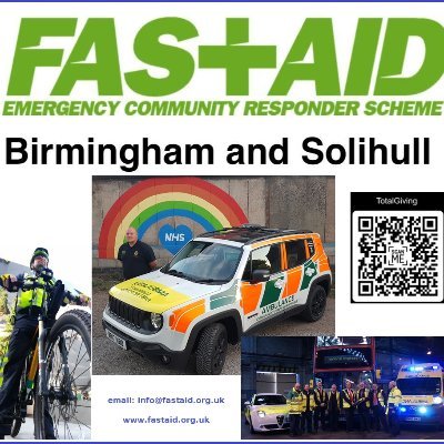 Emergency First Responders working with the West Midlands Ambulance Service Answering 999 calls
