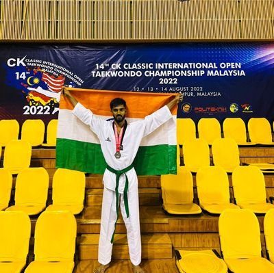 Silver Medalist at 14th CK Classic International Open Taekwondo Championship, Malaysia 🥋🥊🏋️#FitnessEnthusiast #ProudHydian