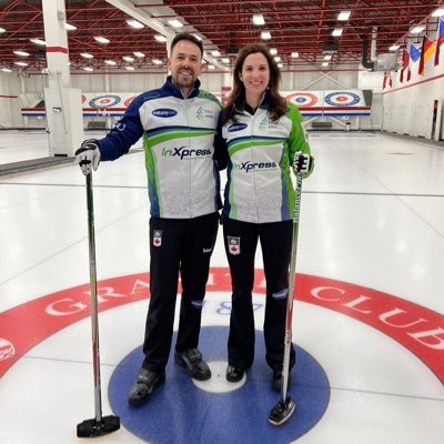 Mixed Doubles Curling Team 🥌  
Lisa Weagle @lweagle19 & John Epping @EppingJohn