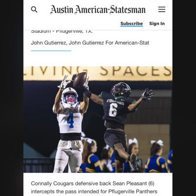 Connally fb c/o2025 DB strong safety 6’1 160 track runner & football