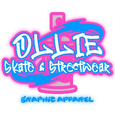 Amber's Tee Time owns the brand Ollie Skate & Streetwear apparel. We sell coffee cups, wall art, tanks, sweatshirts, stickers, buttons & TEES...of course