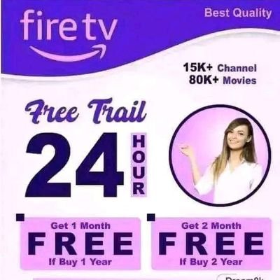 IPTV Subscription Available with 
18000+ live tv channels movies and Series
24 hours free trial available contact us for best deal 🤝
 https://t.co/BXulitcHpF
Fire_t
