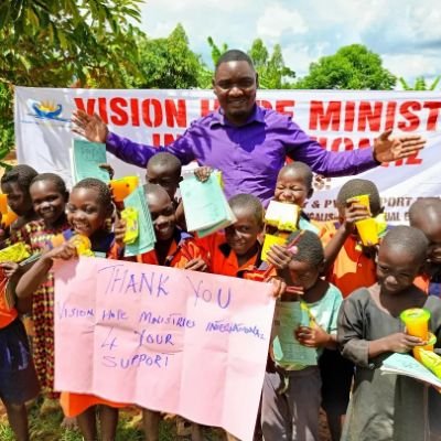 hello brothers and sistersI'm Kigozi Jayani a volunteer helping the fatherless and motherless children in Uganda.organization vision Hope Ministries Internation