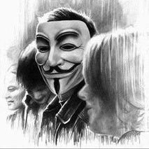 ^Hay una enorme libertad en el anonimato^ D.R./#RepúblicaYRevolución /#LibertadALosPresosDeLaRevuelta / Por ahora no hacker /