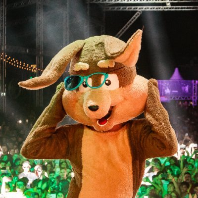 Mascote da maior e melhor festa universitária do sul do mundo, Betonada da Civil 💚💜 #fechoupartiu