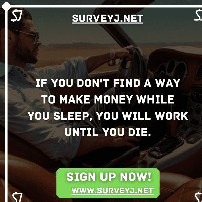 Come let's make cool cash together, I make $100 on daily basis with surveyj. Register with my link below to get $40 welcome bonus...
https://t.co/pxsWYVhV4Y
