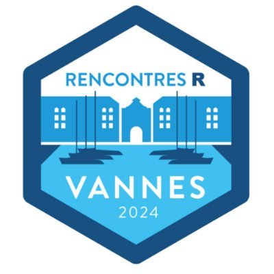 Rendez-vous du 12 au 14 juin à Vannes pour les Rencontres R 2024 !
#RStats #RStatsFR #DataScience #RR2024