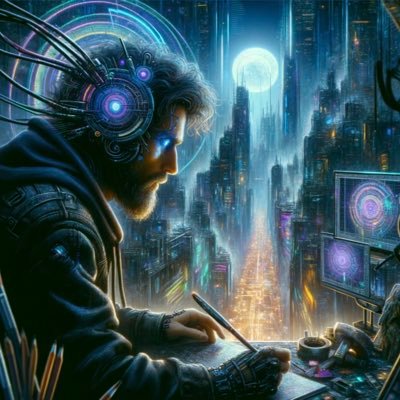 TheostratusV's profile picture. a mood board