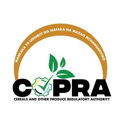 Copra_tz's profile picture. Mamlaka ya Udhibiti wa Nafaka na Mazao Mchanganyiko.

Cereals and Other Produce Regulatory Authority (#COPRA).
