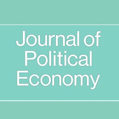 One of the oldest and most prestigious journals in economics, JPE has presented significant research and scholarship in economic theory and practice since 1892.