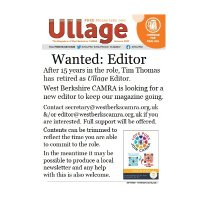 Ullage, West Berkshire CAMRA magazine(@UllageBeer) 's Twitter Profile Photo