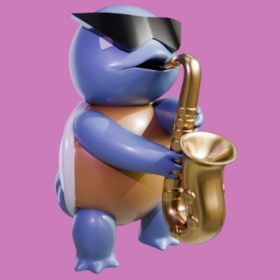 Saxophone Squirtle is a meme coin created to celebrate the rise of the Solana Blockchain.