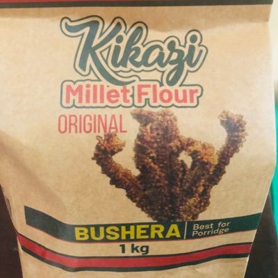 Kikazi Products specializes in production of high quality millet flour.Available in supermarkets or contact 0778484958.Our story your story.#SDG3 & 2