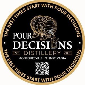 Pour Decisions Distillery is a small batch craft distillery creating hand crafted spirits and cocktails. Located outside of Montoursville in the beautiful count